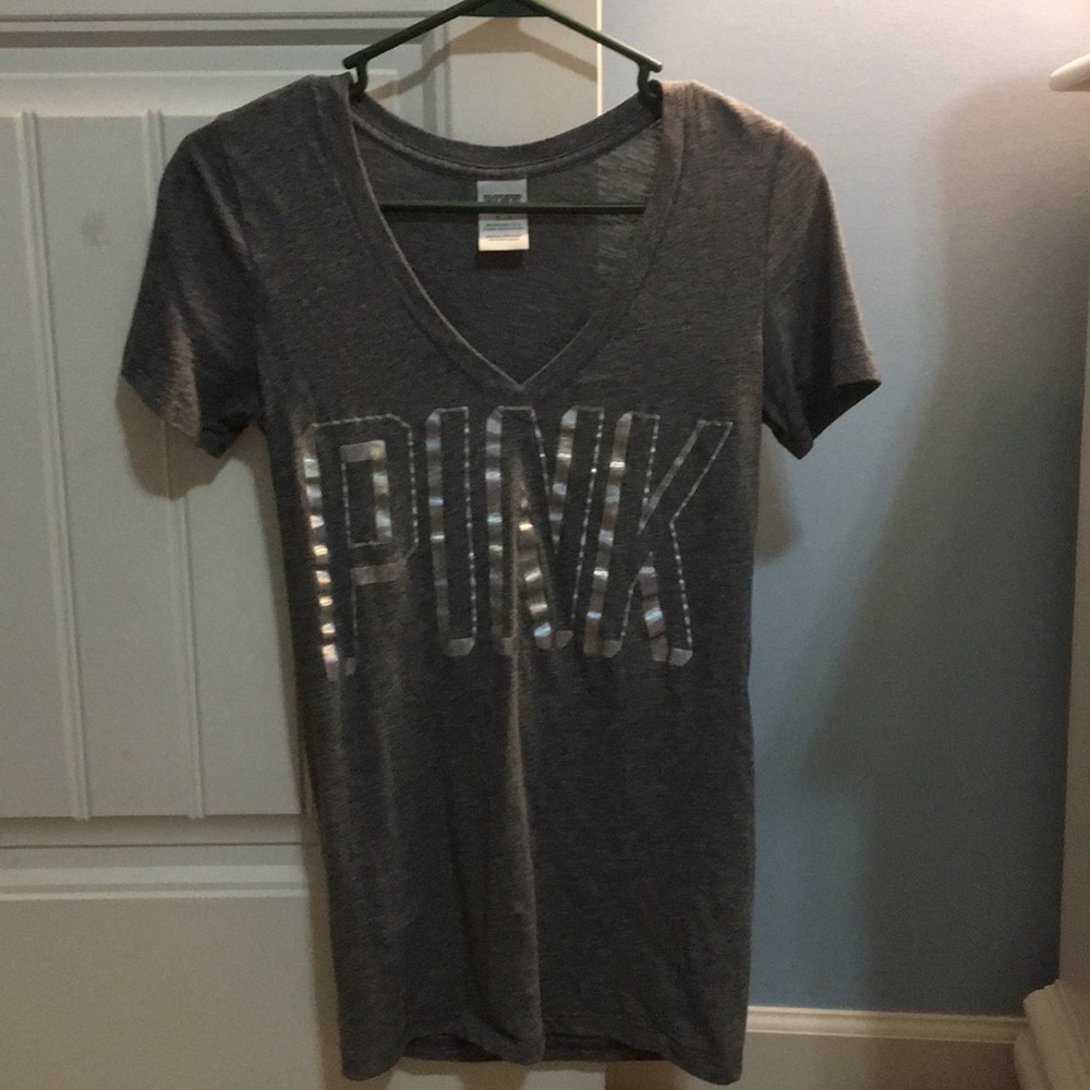 Short sleeve gray Victoria's Secret shirt
